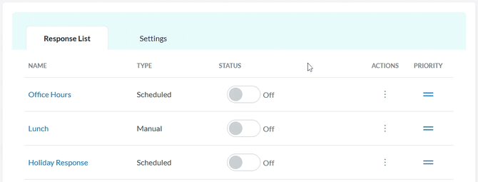 Autoresponder Actions