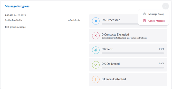 Cancel Group Message