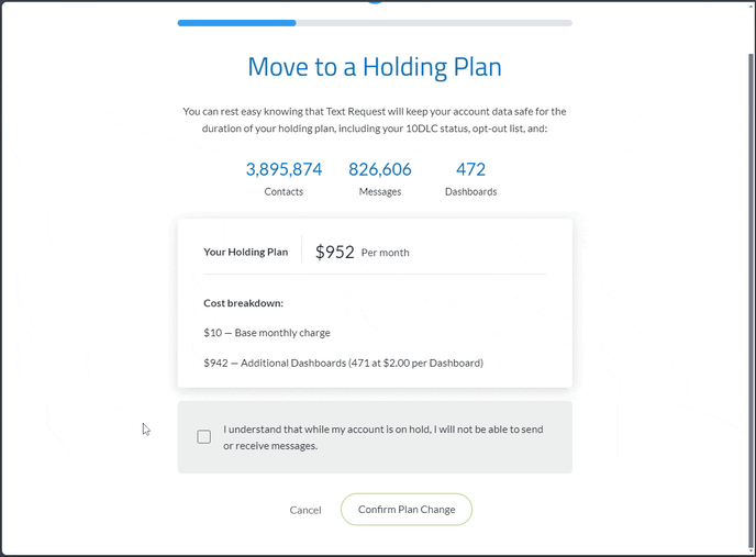 Confirm Plan Change