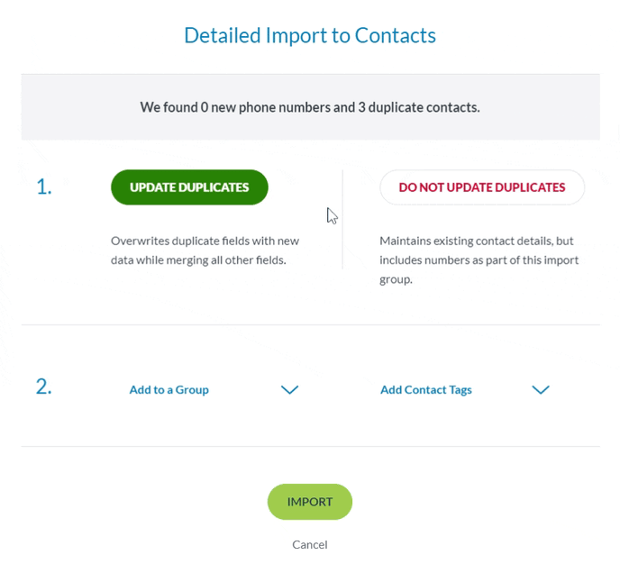 Detailed Contact Import Customizations Final