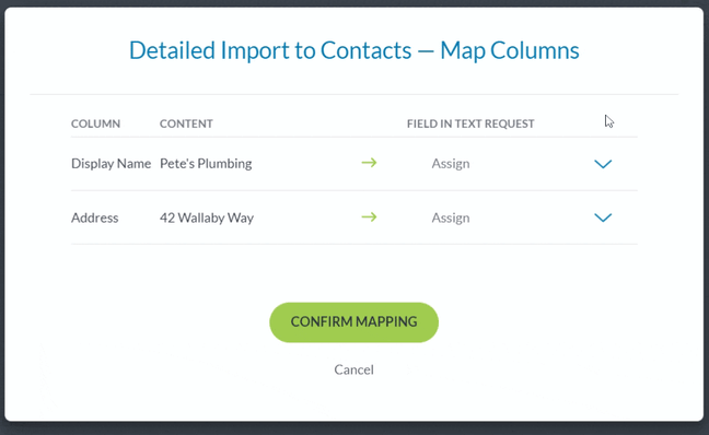 Detailed Import Mapping Final