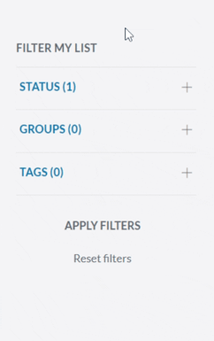 Filter Contacts Groups Final