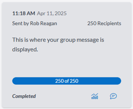 Group Message Tile
