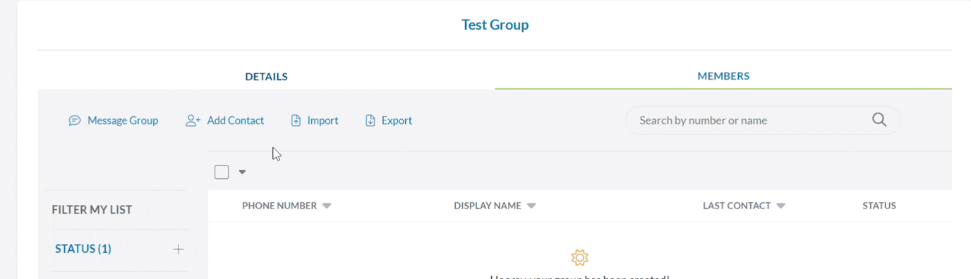 Creating a Group