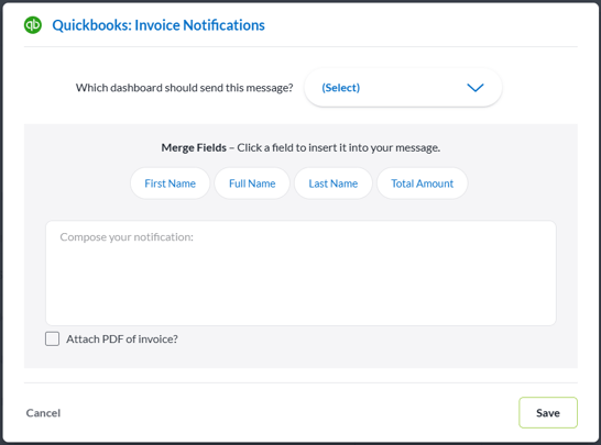 Quickbooks Invoice Notifications