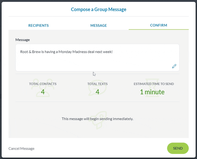 Send Group Message Final