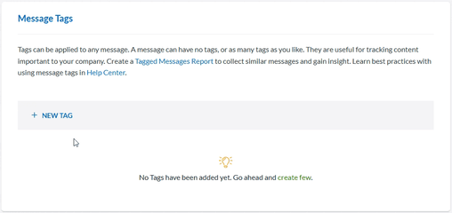 New Message Tag